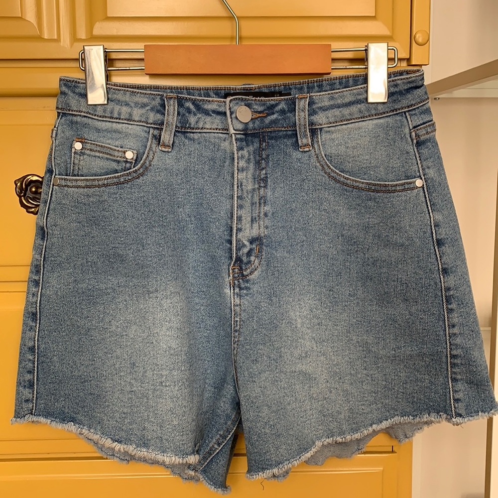 Icône | High rise denim mom short - Picture 2 of 6